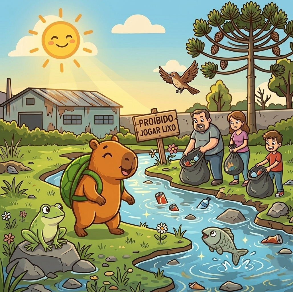 Ilustração da página